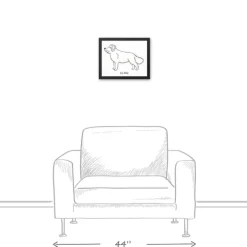 Wall Quotes & Signs-Kirkland's Home Personalized Golden Doodle Framed Wall Plaque Black/White