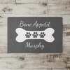 Kitchen & Floor Mats-Kirkland's Home Personalized Gray Bone Apetit Kitchen Mat Gray/White