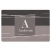 Kitchen & Floor Mats-Kirkland's Home Personalized Gray Waters Monogram Floor Mat Gray/White