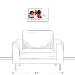 Wall Quotes & Signs-Kirkland's Home Personalized I Love You Mom Photo Canvas Print White