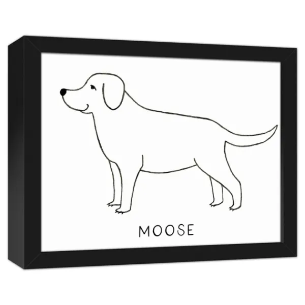 Wall Quotes & Signs-Kirkland's Home Personalized Labrador Retriever Framed Wall Plaque White/Black