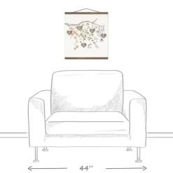 Wall Quotes & Signs-Kirkland's Home Personalized Monogram Tree Branch Teakwood Print Ivory/Brown