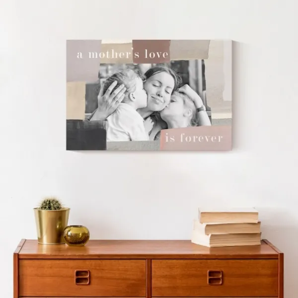 Wall Quotes & Signs-Kirkland's Home Personalized Mother'S Love Is Forever Wall Plaque Gray/Tan