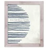 Wall Quotes & Signs-Kirkland's Home Personalized Navy Stripes Framed Wall Plaque Blue/Gray