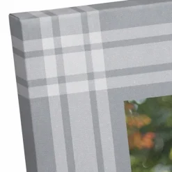 Wall Quotes & Signs-Kirkland's Home Personalized Plaid Photo Canvas Art Print Gray