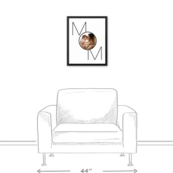 Wall Plaques-Kirkland's Home Personalized Simple Mom Photo Upload Canvas Print White