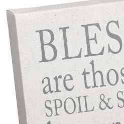 Wall Quotes & Signs-Kirkland's Home Personalized Those Grandparents Canvas Wall Plaque White/Gray