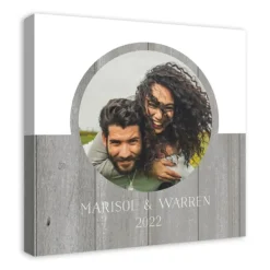 Wall Quotes & Signs-Kirkland's Home Personalized Two Tone Charcoal Plank Wall Plaque Gray/White