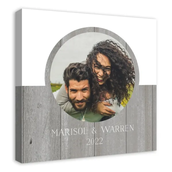 Wall Quotes & Signs-Kirkland's Home Personalized Two Tone Charcoal Plank Wall Plaque Gray/White