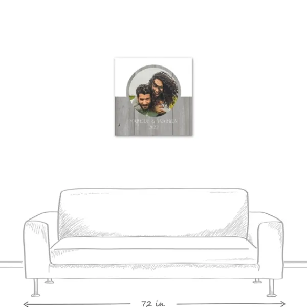 Wall Quotes & Signs-Kirkland's Home Personalized Two Tone Charcoal Plank Wall Plaque Gray/White