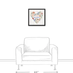 Wall Quotes & Signs-Kirkland's Home Personalized We Love You Floral Framed Art Print White/Multi