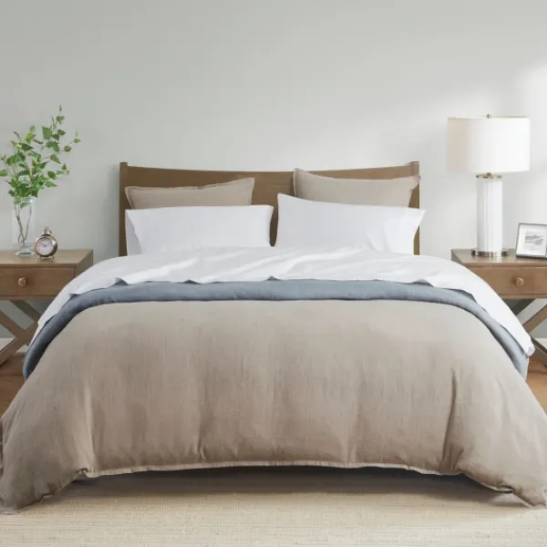 Bed Sheets-Kirkland's Home Pima Cotton Sateen 4-Pc. King Sheet Set White