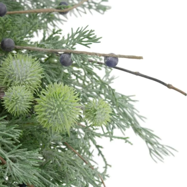 Wreaths-Kirkland's Home Pine And Blueberry Wreath Green