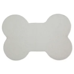 Kitchen & Floor Mats-Kirkland's Home Pink Woof Bone Pet Bowl Mat Pink/White