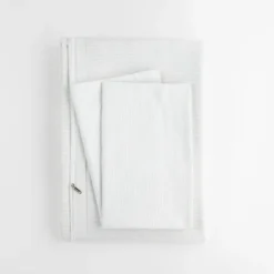 Duvets-Kirkland's Home Pinstripe 3-Pc. Queen Duvet Cover Set White/Gray