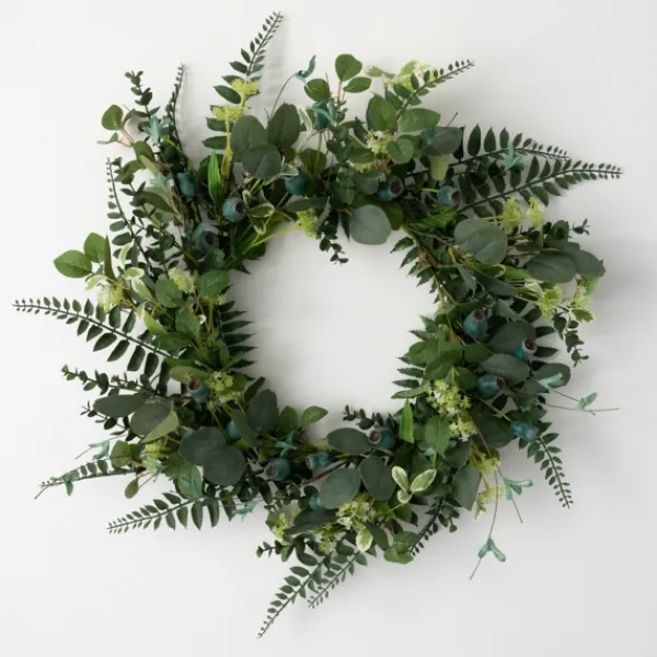 Wreaths-Kirkland's Home Pod Foliage Wreath Green