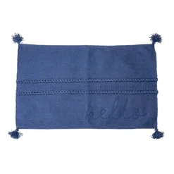 Outdoor Rugs-Kirkland's Home Polyester Cross Stripe Outdoor Area Rug Blue