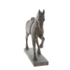 Statues & Figurines-Kirkland's Home Polystone Prancing Horse Statue Brown