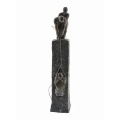 Statues & Figurines-Kirkland's Home Polystone Rock Climber Sculpture Gray