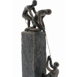 Statues & Figurines-Kirkland's Home Polystone Rock Climber Sculpture Gray