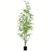 Trees & Topiaries-Kirkland's Home Potted Bamboo Tree, 5 Ft.