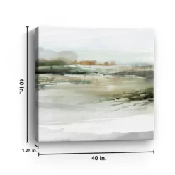 Canvas Art-Kirkland's Home Prologue Ii Giclee Canvas Art Print Green/White