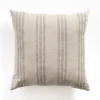 Pillows-Kirkland's Home Providence Stripe Pillow Ivory