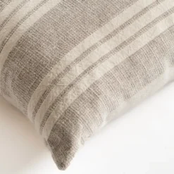Pillows-Kirkland's Home Providence Stripe Pillow Ivory
