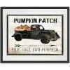 Wall Quotes & Signs-Kirkland's Home Pumpkin Patch Black Truck Giclee Canvas Art Print Tan/Gray/Black