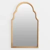 Framed Mirrors-Kirkland's Home Quatrefoil Arch Wood Framed Mirror