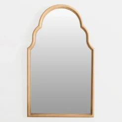 Framed Mirrors-Kirkland's Home Quatrefoil Arch Wood Framed Mirror