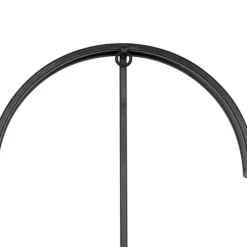 Clocks-Kirkland's Home Quatrefoil Iron Cut-Out Wall Clock Black