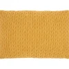 Pillows-Kirkland's Home Quilted Chevron Lumbar Pillow Yellow