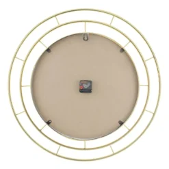 Clocks-Kirkland's Home Radial Wire Metal Wall Clock Gold