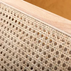 Accent Chairs-Kirkland's Home Rattan Accent Chair Yellow