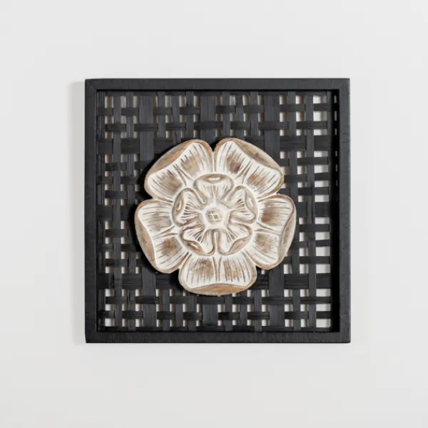 Wall Plaques-Kirkland's Home Rattan Medallion Wall Ii Plaque Black