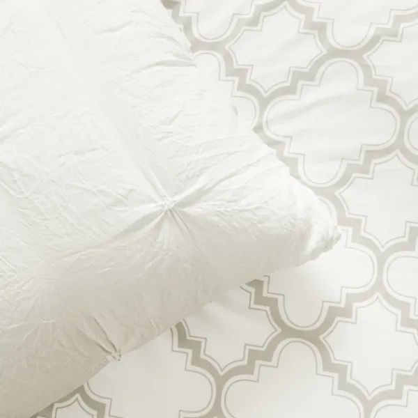Comforters-Kirkland's Home Ravello Tuck 7-Pc. King Comforter Set White