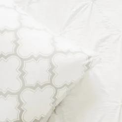 Comforters-Kirkland's Home Ravello Tuck 7-Pc. King Comforter Set White