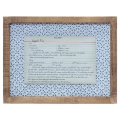 Wall Quotes & Signs-Kirkland's Home Recipe Card Wall Plaques, Set Of 4 Blue/White