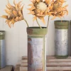 Vases-Kirkland's Home Reclaimed Ammunition Canister Silver