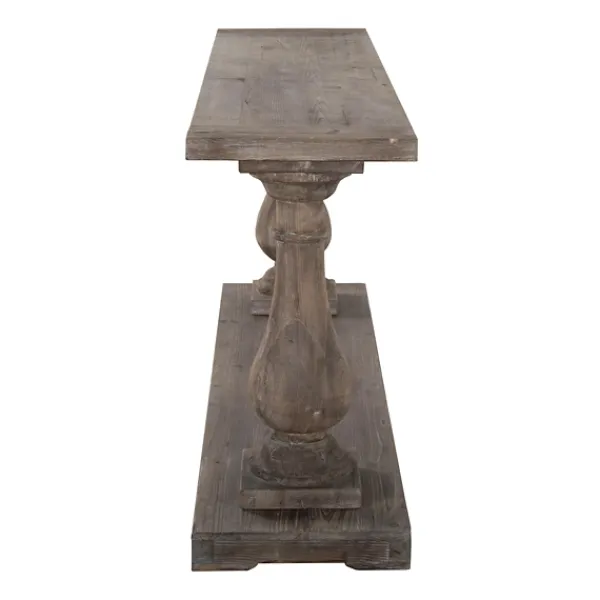 Console Tables-Kirkland's Home Reclaimed Pine Caroline Console Table Brown