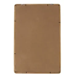 Decorative Mirrors-Kirkland's Home Rectangle Light Brown Wood Wall Mirror