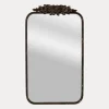Decorative Mirrors-Kirkland's Home Rectangular Metal Flower Crest Wall Mirror