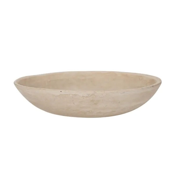 Decorative Bowls & Jars-Kirkland's Home Recycled Paper Mache Decorative Bowl Ivory