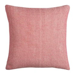Pillows-Kirkland's Home Red And Ivory Geometric Pillow, 22 In. Red/Ivory