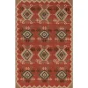 Outdoor Rugs-Kirkland's Home Red Bali Medallion Indoor/Outdoor Area Rug, 4X7 Multi/Red