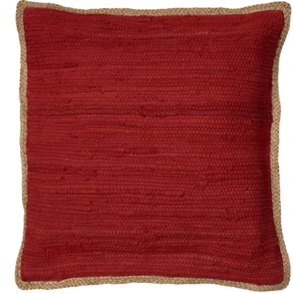 Pillows-Kirkland's Home Red Cardinal Riley Pillow Red/Tan
