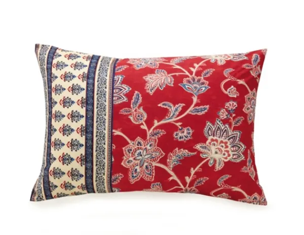 Comforters-Kirkland's Home Red Navy Marbella King 5-Pc. Comforter Set Red/Blue