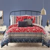 Comforters-Kirkland's Home Red Navy Marbella Queen 5-Pc. Comforter Set Red/Blue