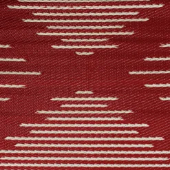 Outdoor Rugs-Kirkland's Home Red Primitive Arrow Outdoor Area Rug, 4X6 Tan/Red